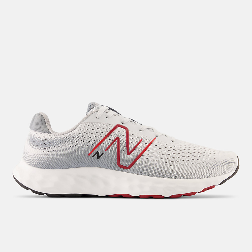 New Balance 520v8 Shoes Grey with Red